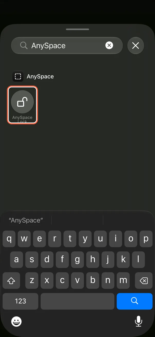 Add AnySpace Lock